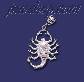 Sterling Silver DC Scorpion Charm Pendant