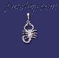 Sterling Silver DC Scorpion Charm Pendant Sterling Silver DC Scorpion Charm Pendant