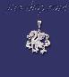 Sterling Silver DC Winged Dragon Charm Pendant Sterling Silver DC Winged Dragon Charm Pendant