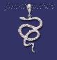 Sterling Silver DC Big Snake Charm Pendant Sterling Silver DC Big Snake Charm Pendant