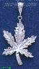 Sterling Silver DC Big Marijuana Pot Leaf Charm Pendant