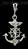 Sterling Silver DC Anchor Cross Crucifix Charm Pendant Sterling Silver DC Anchor Cross Crucifix Charm Pendant
