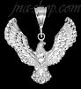 Sterling Silver DC Big Eagle Charm Pendant