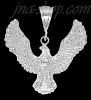 Sterling Silver DC Big Eagle Charm Pendant