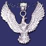 Sterling Silver DC Eagle Bird of Pray Charm Pendant Sterling Silver DC Eagle Bird of Pray Charm Pendant