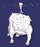 Sterling Silver DC Huge Big Bulldog Charm Pendant Sterling Silver DC Huge Big Bulldog Charm Pendant