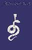 Sterling Silver DC Big Snake Charm Pendant Sterling Silver DC Big Snake Charm Pendant