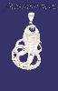 Sterling Silver DC Very Big Snake Cobra Charm Pendant