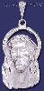 Sterling Silver DC Jesus Christ Face w/Halo Charm Pendant Sterling Silver DC Jesus Christ Face w/Halo Charm Pendant