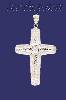 Sterling Silver Dia-Cut Cross Charm Pendant