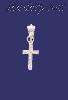 Sterling Silver Dia-Cut Cross Charm Pendant Sterling Silver Dia-Cut Cross Charm Pendant