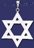 Sterling Silver DC Big Star of David Charm Pendant