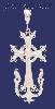Sterling Silver DC Big Cross w/Birds Charm Pendant Sterling Silver DC Big Cross w/Birds Charm Pendant