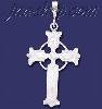 Sterling Silver DC Cross w/Circle Charm Pendant