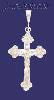 Sterling Silver DC Cross Crucifix Charm Pendant