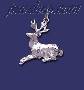 Sterling Silver Deer Lying Down Animal Charm Pendant