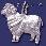 Sterling Silver Sheep Animal Charm Pendant