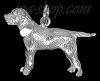 Sterling Silver Labrador Retriever Dog Animal Charm Pendant Sterling Silver Labrador Retriever Dog Animal Charm Pendant