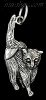 Sterling Silver Cat Feline Animal Charm Pendant Sterling Silver Cat Feline Animal Charm Pendant