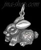 Sterling Silver Bunny Rabbit Animal Charm Pendant