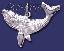 Sterling Silver Blue Whale Animal Charm Pendant Sterling Silver Blue Whale Animal Charm Pendant