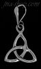 Sterling Silver Celtic Trinity Knot Charm Pendant Sterling Silver Celtic Trinity Knot Charm Pendant
