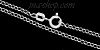 16" Sterling Silver Rolo Chain 2mm