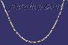 Sterling Silver 16" Two Tone Necklace 5.5mm