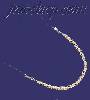 Sterling Silver 16" Two Tone Necklace 8mm