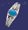 Sterling Silver Genuine American Indian Turquoise Bangle