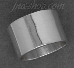 Sterling Silver Wedding Band Ring 15mm sz 7