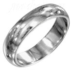 Sterling Silver Wedding Band Ring 5mm sz 9