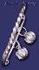 Sterling Silver Bell Rattle Girls Bangle 3mm