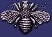 Sterling Silver Bee Brooch Pin Sterling Silver Bee Brooch Pin