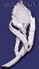 Sterling Silver Tulip Flower Brooch Pin Sterling Silver Tulip Flower Brooch Pin