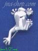 Sterling Silver Frog Brooch Pin