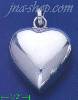 Sterling Silver Harmony Heart Bell Chime 30mm Pendant