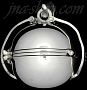 Sterling Silver 4-Picture Photo Ball Locket Charm Pendant Sterling Silver 4-Picture Photo Ball Locket Charm Pendant
