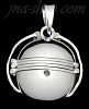 Sterling Silver 6-Picture Photo Ball Locket Charm Pendant Sterling Silver 6-Picture Photo Ball Locket Charm Pendant