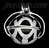 Sterling Silver 2-Picture Photo Ball Openwork Design Locket Pendant Sterling Silver 2-Picture Photo Ball Openwork Design Locket Pendant