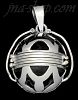 Sterling Silver 6-Picture Photo Ball Openwork Design Locket Pendant Sterling Silver 6-Picture Photo Ball Openwork Design Locket Pendant
