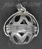 Sterling Silver 6-Picture Photo Ball Openwork Design Locket Pendant Sterling Silver 6-Picture Photo Ball Openwork Design Locket Pendant