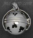 Sterling Silver 6-Picture Photo Ball Openwork Locket Pendant Sterling Silver 6-Picture Photo Ball Openwork Locket Pendant