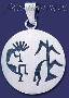 Sterling Silver Native American Design Charm Pendant Sterling Silver Native American Design Charm Pendant