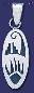 Sterling Silver Native American Design Charm Pendant Sterling Silver Native American Design Charm Pendant