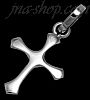Sterling Silver Cross Charm Pendant Sterling Silver Cross Charm Pendant