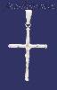 Sterling Silver Cross Crucifix Charm Pendant Sterling Silver Cross Crucifix Charm Pendant