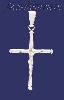 Sterling Silver Cross Crucifix Charm Pendant