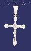 Sterling Silver Cross Crucifix Charm Pendant Sterling Silver Cross Crucifix Charm Pendant