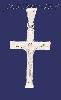 Sterling Silver Cross Crucifix Charm Pendant Sterling Silver Cross Crucifix Charm Pendant